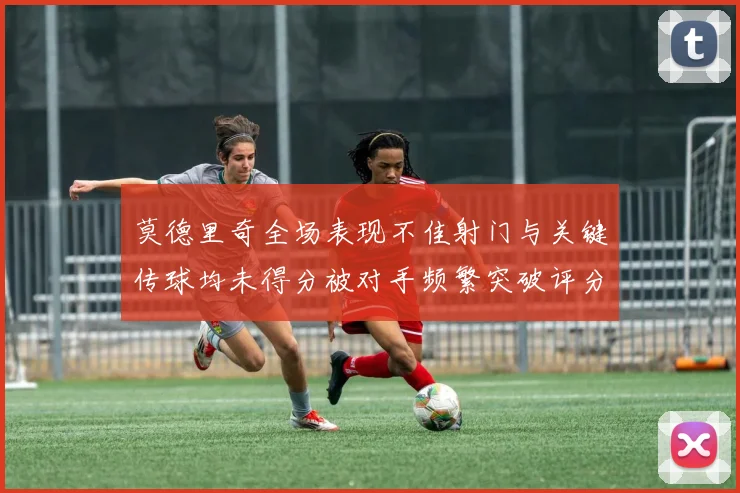 莫德里奇全场表现不佳射门与关键传球均未得分被对手频繁突破评分仅为68